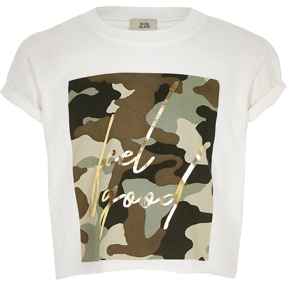 Crop Camo Tee 